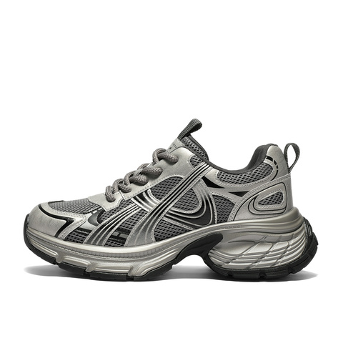 森达老爹鞋女2025季新商场同款网面厚底户外休闲鞋XVE01DM5