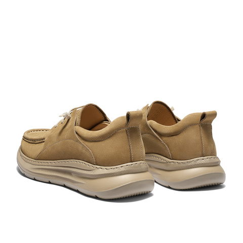 森达休闲皮鞋男2025秋新商场同款简约舒适商务休闲鞋2BL01CM5