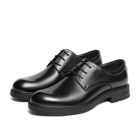 森达正装皮鞋男2025冬新商场同款通勤职场商务鞋2AS01DM5