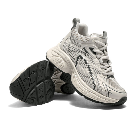 森达高帮鞋女2025冬新商场同款运动厚底休闲老爹鞋XTN01DD5