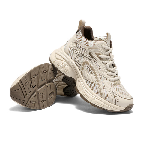 森达高帮鞋女2025冬新商场同款运动厚底休闲老爹鞋XTN01DD5