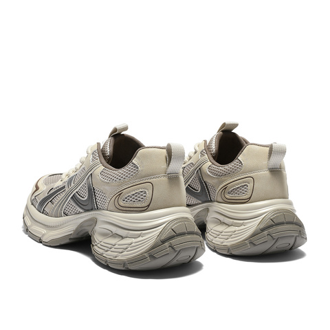 森达老爹鞋女2025季新商场同款网面厚底户外休闲鞋XVE01DM5