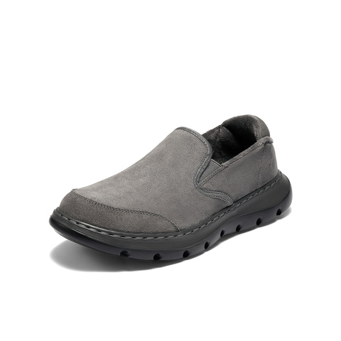 森达乐福鞋男2025冬新一脚蹬舒适保暖厚底休闲鞋WPN06DM5