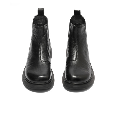 森达切尔西靴女2025冬新时尚潮流厚底休闲短靴WP047DD5