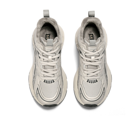 森达高帮鞋女2025冬新商场同款运动厚底休闲老爹鞋XTN01DD5