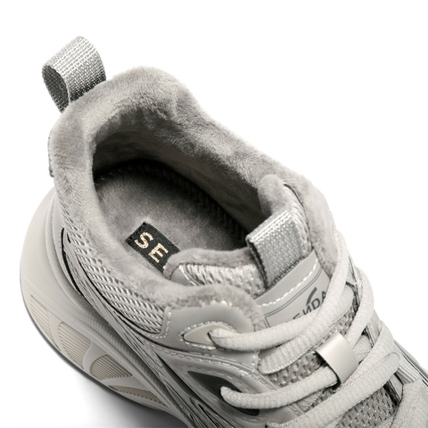 森达高帮鞋女2025冬新商场同款运动厚底休闲老爹鞋XTN01DD5