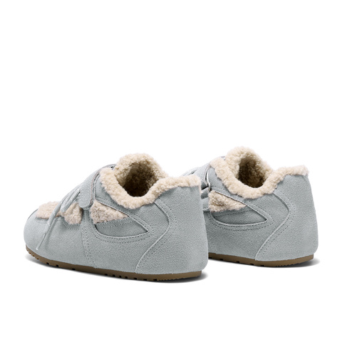 森达毛毛鞋女2025冬季新款舒适保暖平底户外休闲鞋ZTI23DM5