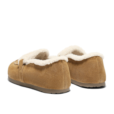 森达毛毛鞋女2025冬新毛绒保暖内增高休闲勃肯鞋XSS01DM5