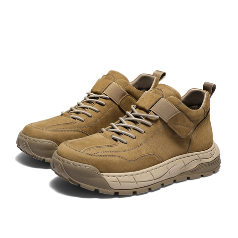 森达工装靴男2025冬新商场同款户外徒步厚底休闲鞋DB005DD5