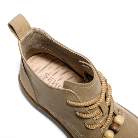 森达马丁靴女2025冬新商场同款可可平底休闲短靴4DS40DD5