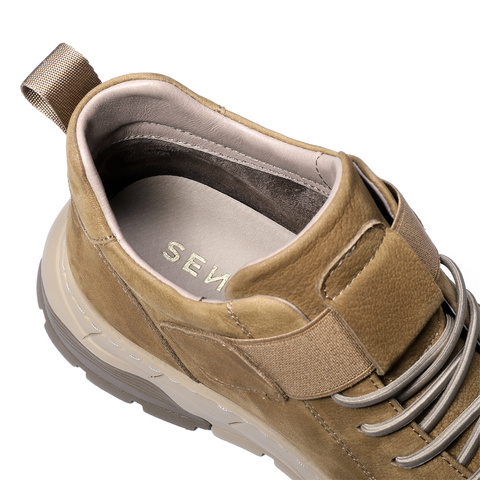 森达工装靴男2025冬新商场同款户外徒步厚底休闲鞋DB005DD5