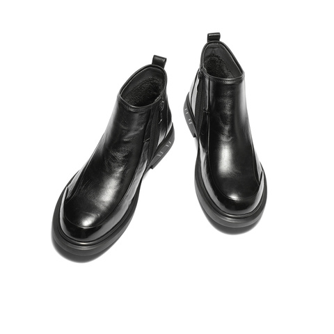 森达皮靴男2025冬季新款商场同款时尚潮流休闲短靴DB009DD5