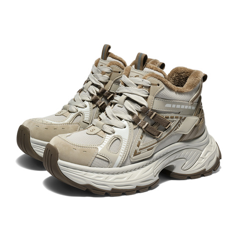 森达休闲靴女2025冬季新款商场同款运动老爹短靴XVP01DD5