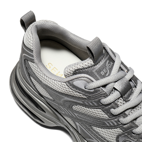 森达老爹鞋女2025季新商场同款网面厚底户外休闲鞋XVF01DM5