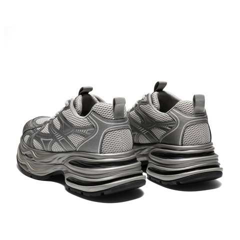 森达老爹鞋女2025季新商场同款网面厚底户外休闲鞋XVF01DM5