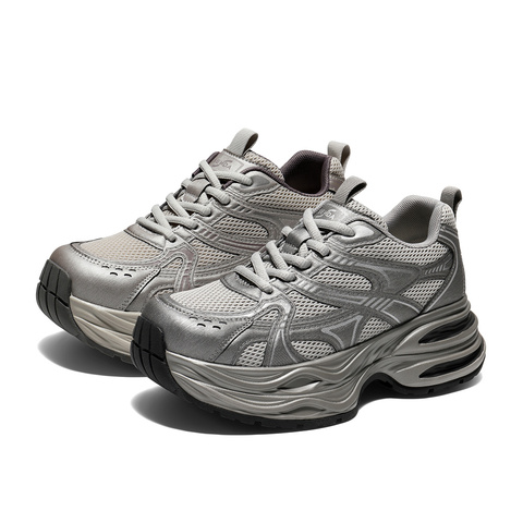 森达老爹鞋女2025季新商场同款网面厚底户外休闲鞋XVF01DM5