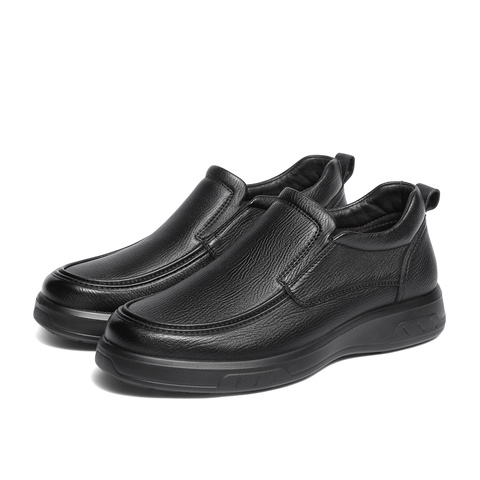 森达皮靴男2025冬季新款商场同款简约厚底休闲短靴1ZC01DD5