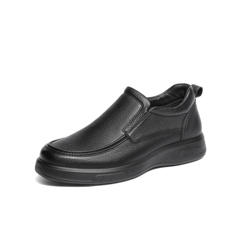 森达皮靴男2025冬季新款商场同款简约厚底休闲短靴1ZC02DD5