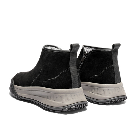 森达雪地靴男2025冬新商场同款保暖毛绒休闲短靴DB013DD5