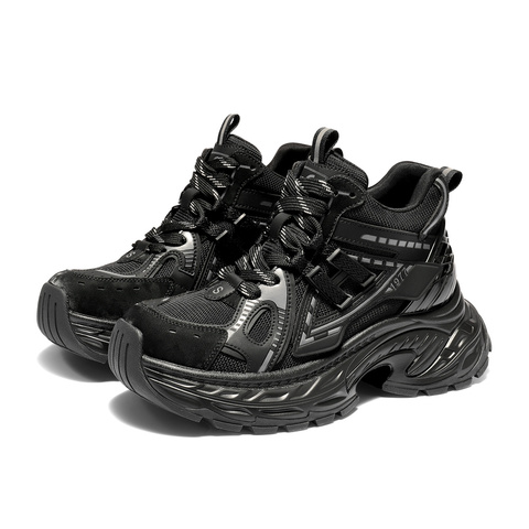 森达休闲靴女2025冬季新款商场同款运动老爹短靴XVP01DD5