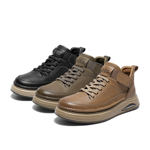 森达工装靴男2025冬新商场同款时尚户外厚底休闲短靴V3051DD5