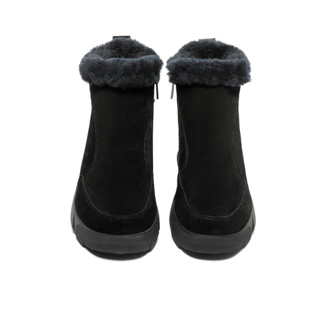 森达雪地靴2025女冬季新款毛绒保暖休闲短靴ZTD26DD5