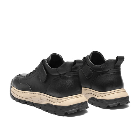 森达工装靴男2025冬新商场同款户外徒步厚底休闲鞋DB005DD5