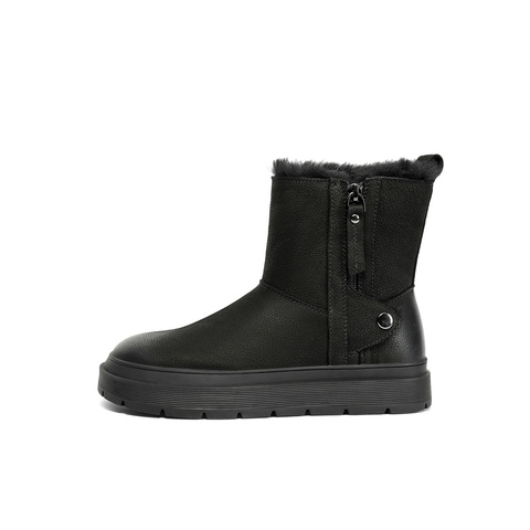 森达雪地靴2025女冬新商场同款舒适保暖户外短靴SUE01DD5