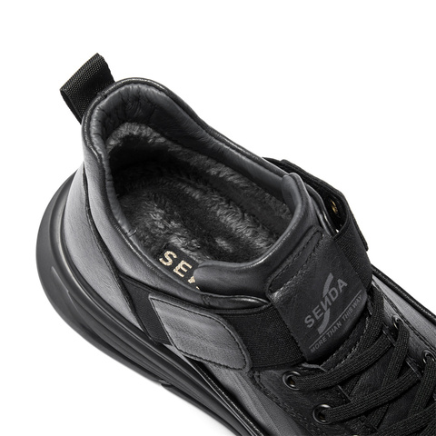 森达工装靴男2025冬季新款商场同款户外厚底休闲鞋1ZK01DD5