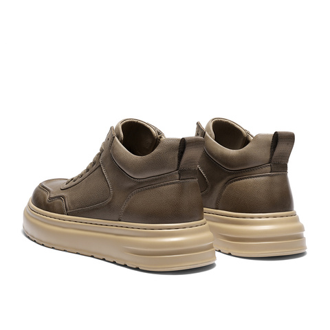 森达工装靴男2025冬新商场同款户外厚底休闲短靴DB006DD5