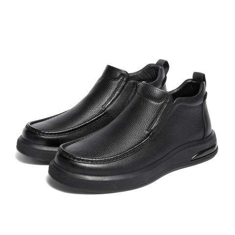 森达皮靴男2025冬季新款商场同款简约户外舒适短靴K5840DD5