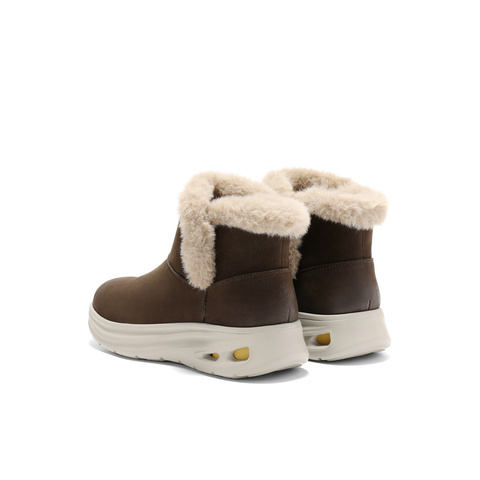 森达雪地靴女2025冬新商场同款户外保暖厚底休闲短靴4ET43DD5