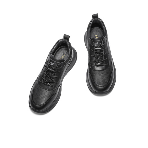 森达高帮鞋男2025冬新商场同款户外运动厚底休闲鞋2AP01DD5