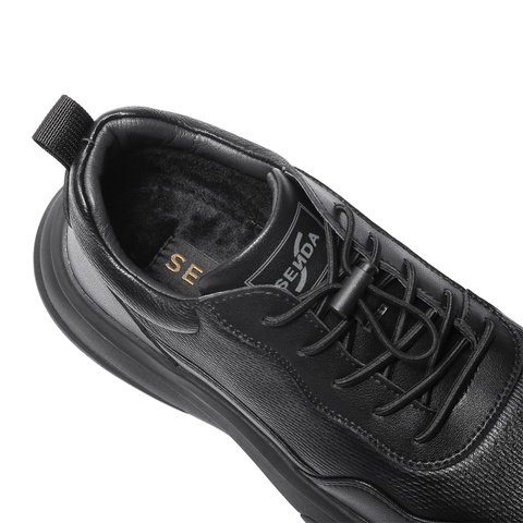 森达高帮鞋男2025冬新商场同款户外运动厚底休闲鞋2AP01DD5