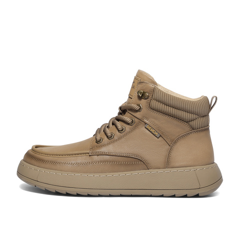 森达工装靴男2025冬新商场同款户外徒步厚底休闲短靴1ZH01DD5