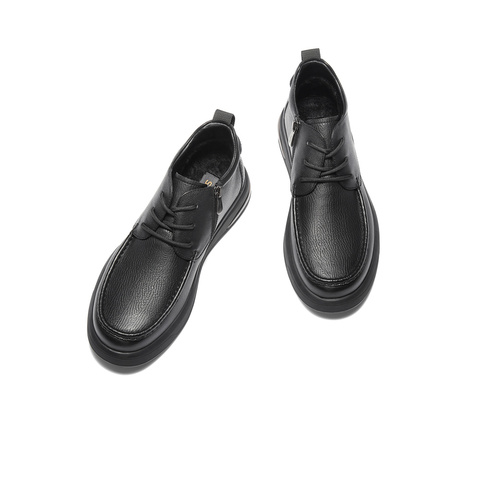 森达皮靴男2025冬季新款商场同款简约户外舒适短靴K5841DD5