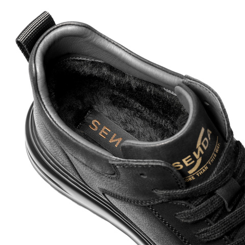 森达工装靴男2025冬新商场同款户外厚底休闲短靴DB006DD5