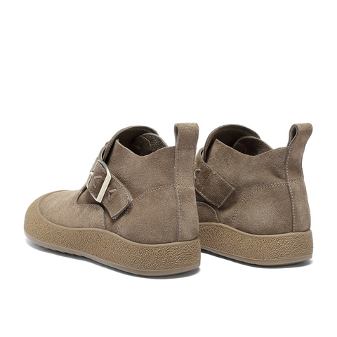 森达休闲靴女2025秋新简约勃肯舒适休闲短靴ZTH70CD5