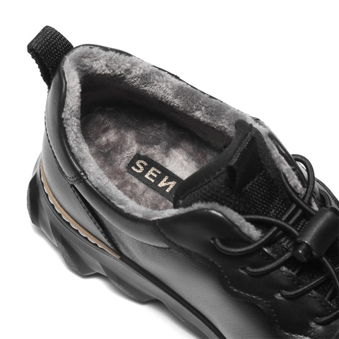 森达健步鞋女2025冬新商场同款户外保暖厚底休闲鞋49JB7DM5