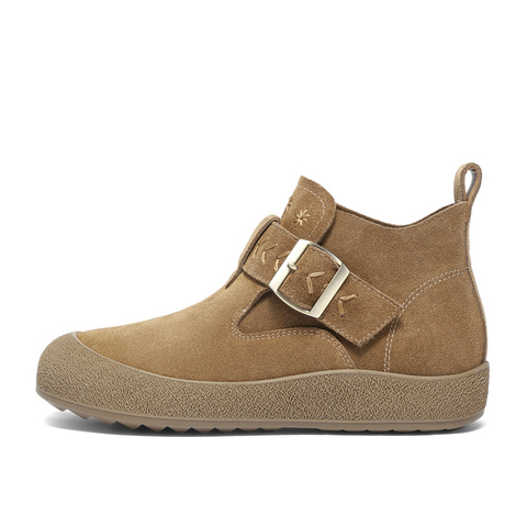 森达休闲靴女2025秋新简约勃肯舒适休闲短靴ZTH70CD5