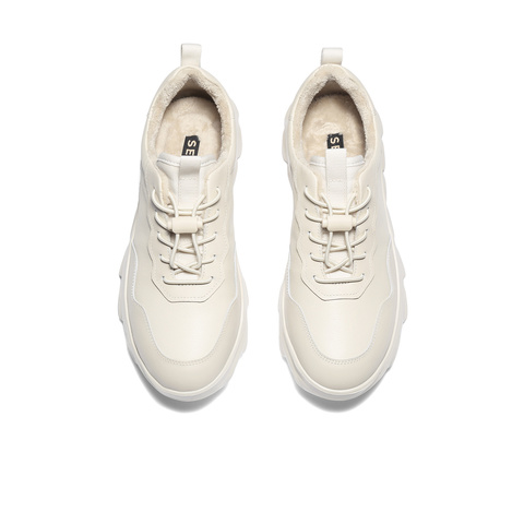 森达健步鞋女2025冬新商场同款户外保暖厚底休闲鞋49JB7DM5