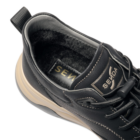 森达健步鞋男2025冬季新款商场同款户外运动风休闲鞋2DS01DM5