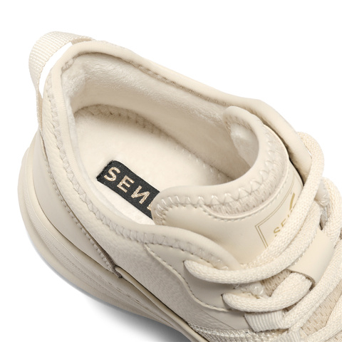 森达健步鞋女2025冬新商场同款户外保暖厚底休闲鞋XVA01DM5