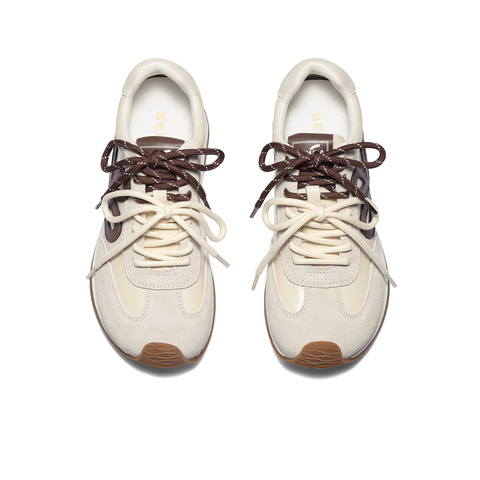 森达德训鞋女2025秋新商场同款拼接运动风阿甘休闲鞋XUR01CM5