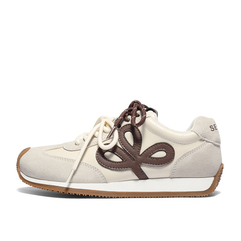 森达德训鞋女2025秋新商场同款拼接运动风阿甘休闲鞋XUR01CM5