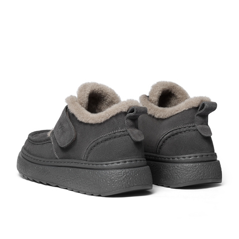 森达雪地靴男2025冬新商场同款户外保暖厚底棉鞋短靴2DU01DD5