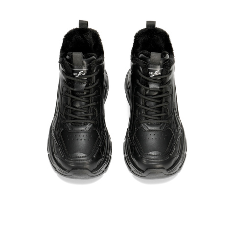 森达休闲靴女2025冬新商场同款保暖厚底户外休闲鞋XVQ01DD5