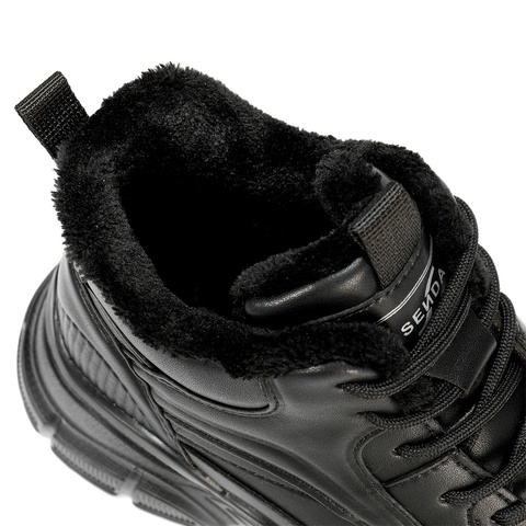 森达休闲靴女2025冬新商场同款保暖厚底户外休闲鞋XVQ01DD5