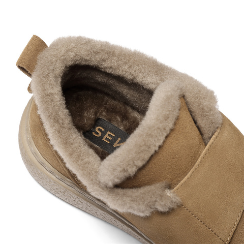 森达雪地靴男2025冬新商场同款户外保暖厚底棉鞋短靴2DU01DD5