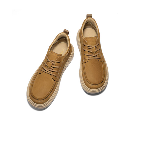 森达工装鞋男2025冬新商场同款户外徒步厚底休闲鞋2DR01DM5